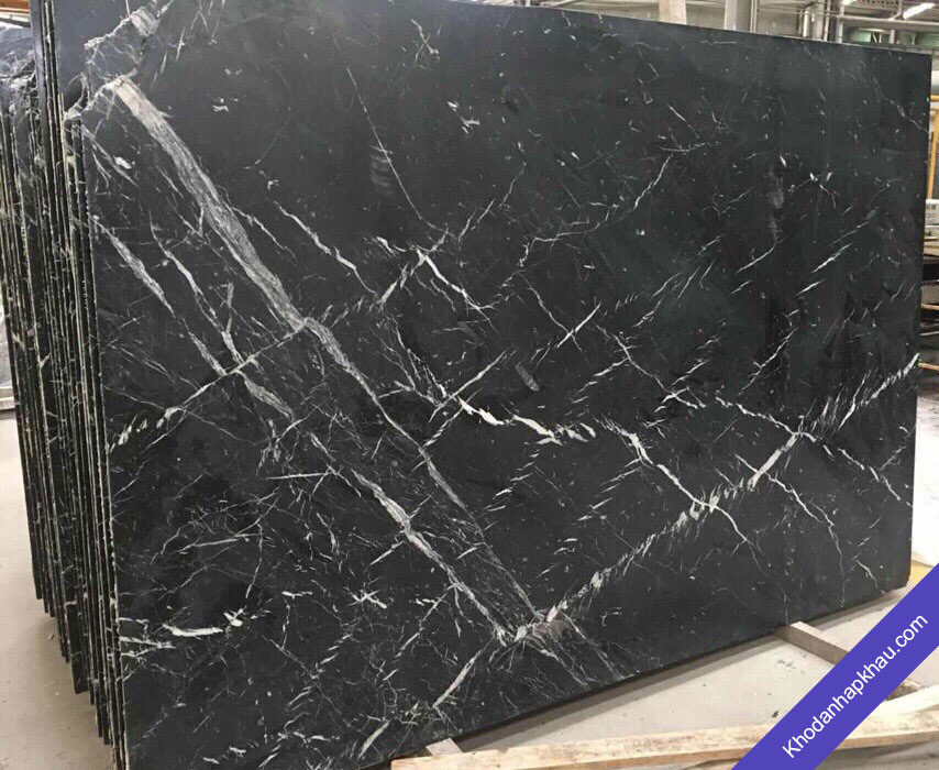 Đá Marble Nero Marquina